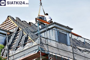 Siatki Kielce - Siatka zabezpieczająca na rusztowania; siatki do zabezpieczenia balustrad i całego rusztowania dla terenów Kielc